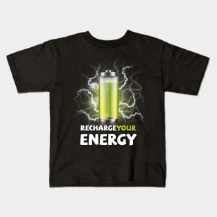 Recharge Your Energy Kids T-Shirt